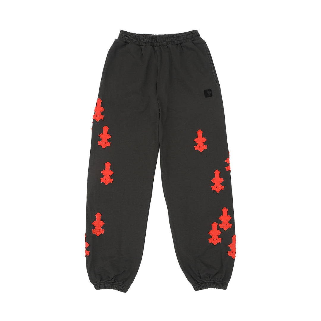 CROSS PATCHED SWEAT PANTS image 1