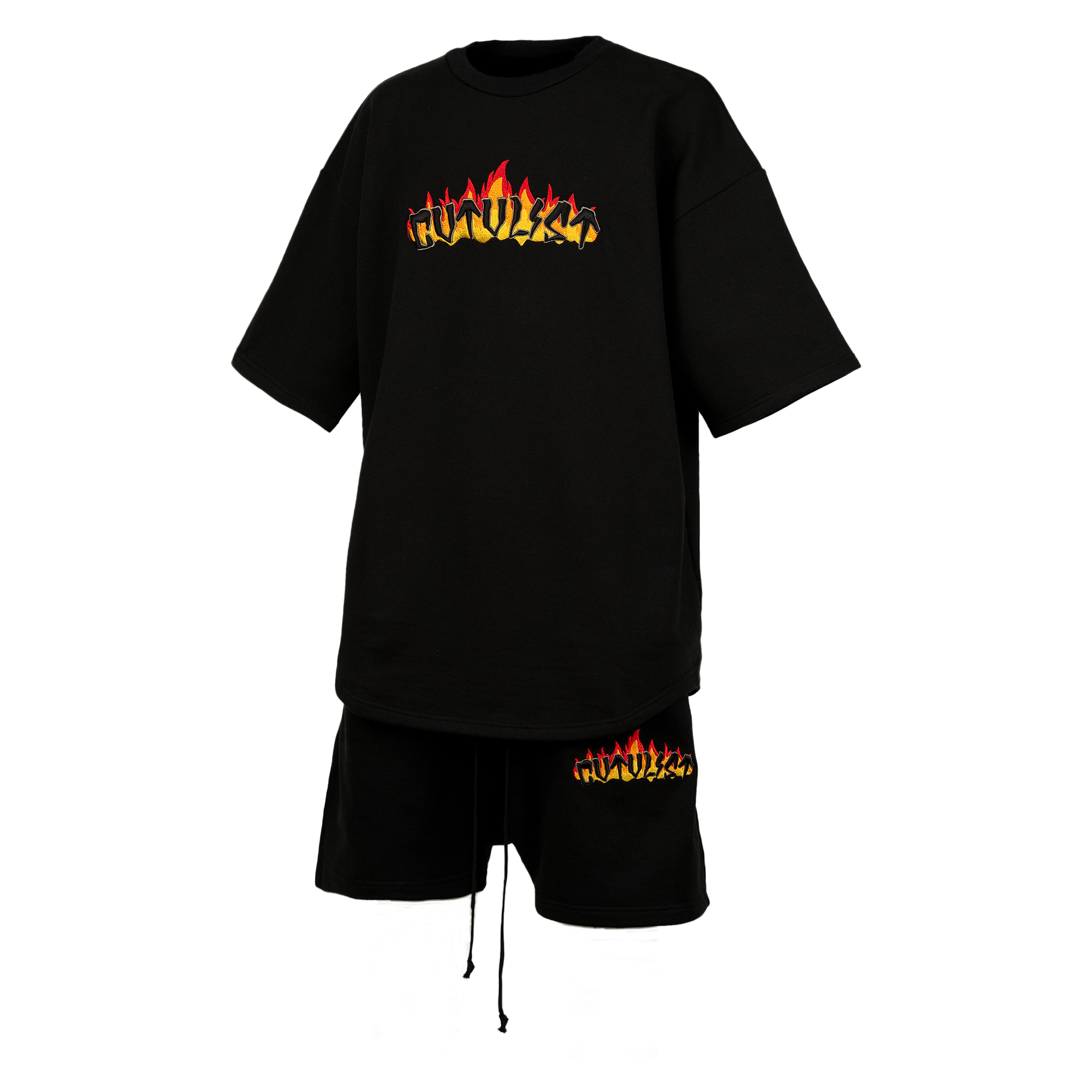 Usual Fire Logo Shorts