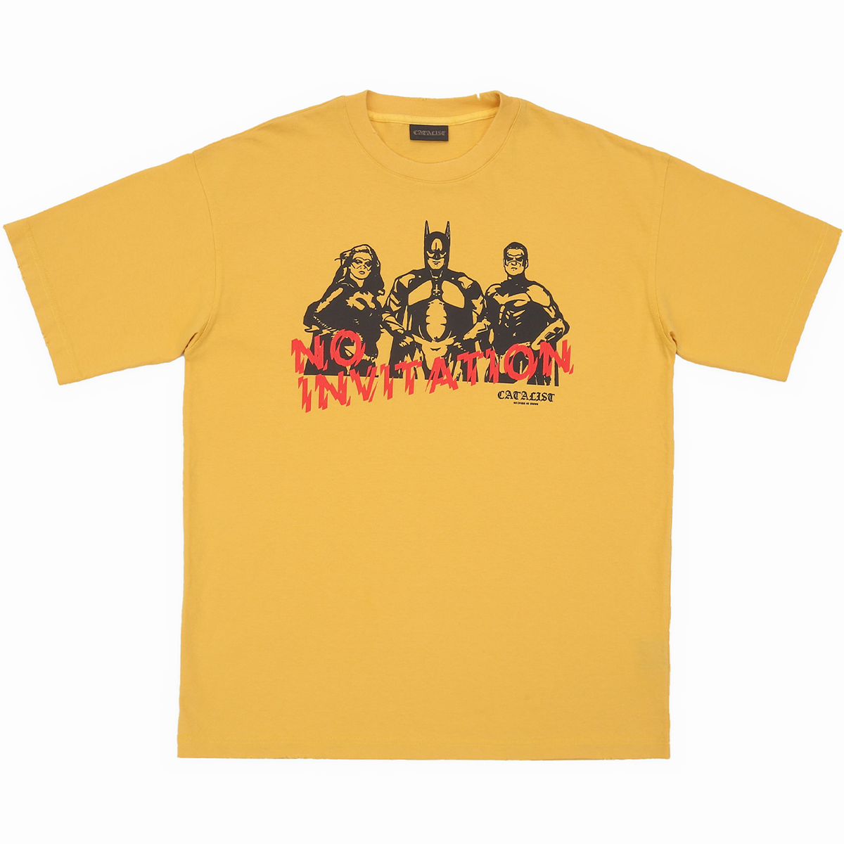 TEE 'SUPER HERO NO INVITATION'