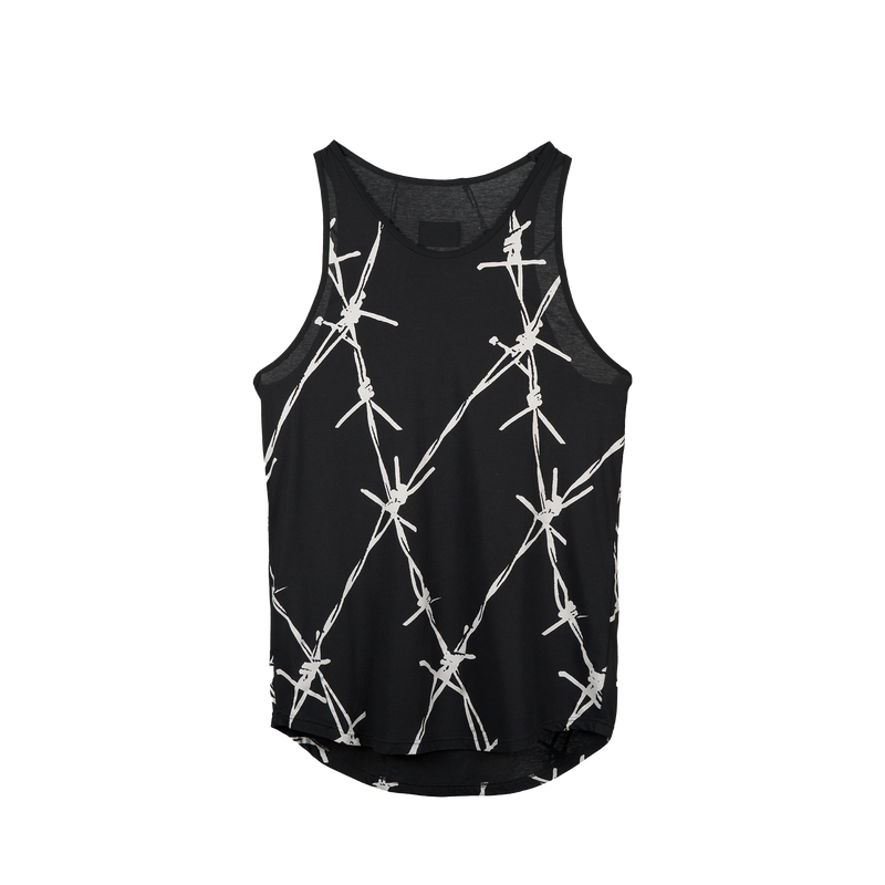 LONG TANK TOP “BARBED WIRE”