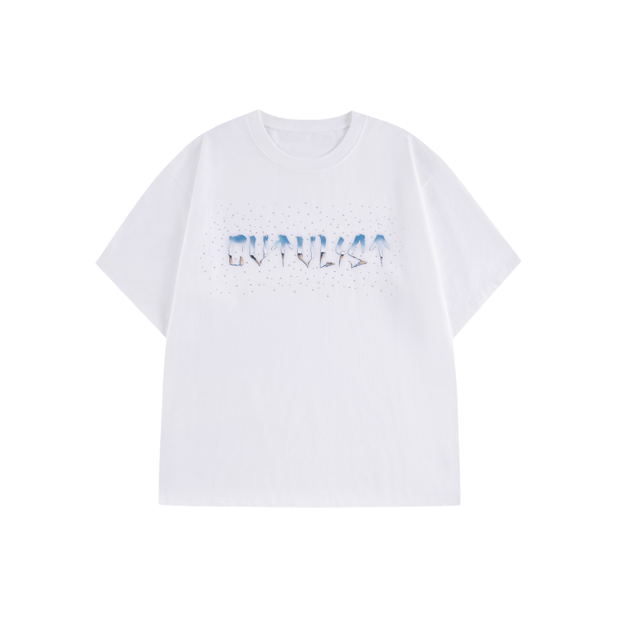 Metallic Logo Crystal Tee