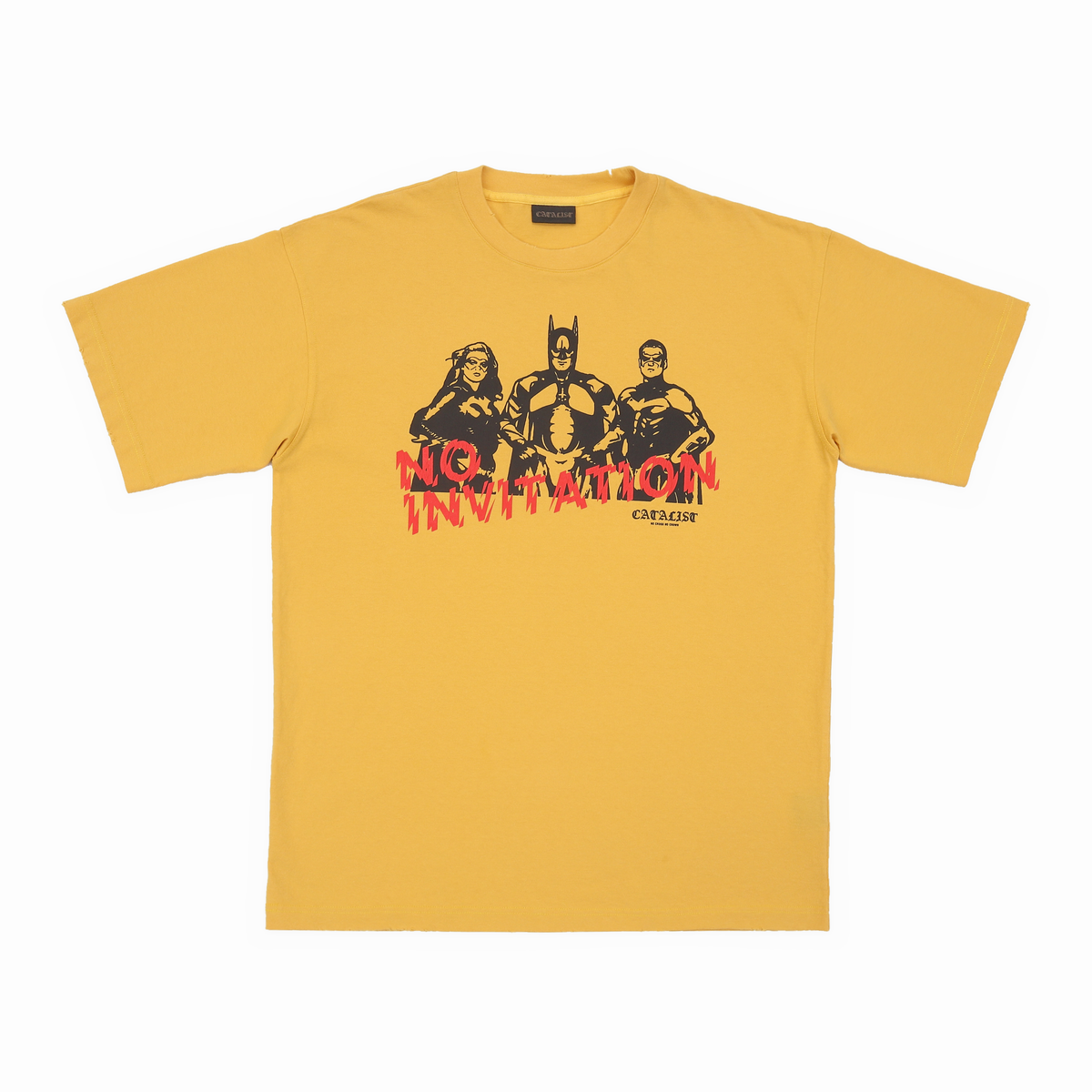 TEE 'SUPER HERO NO INVITATION'