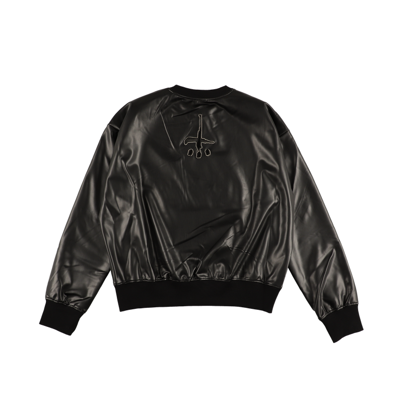 CTLS | Leather Crewneck