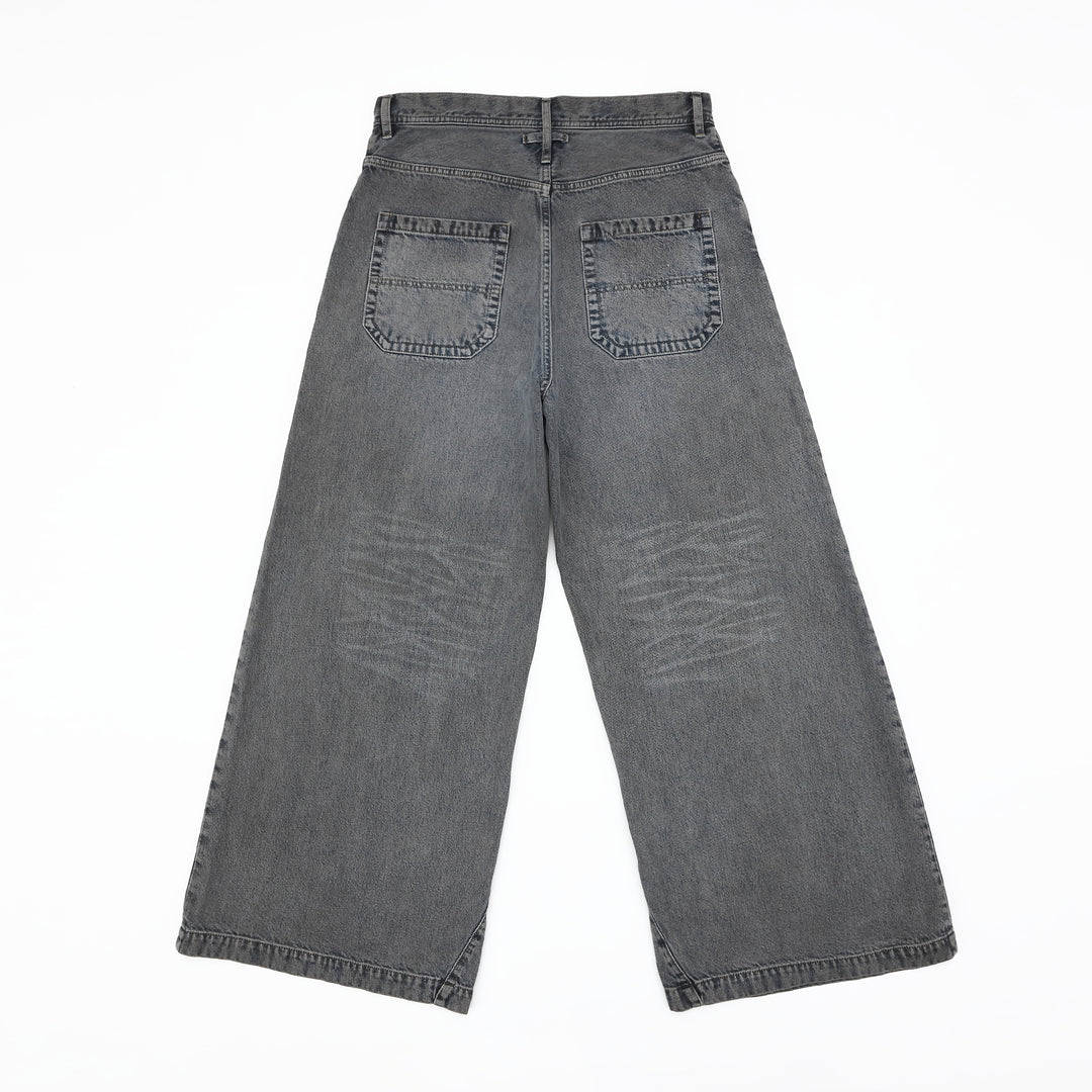 BOWLEGGED BUGGY DENIM PANTS image 2