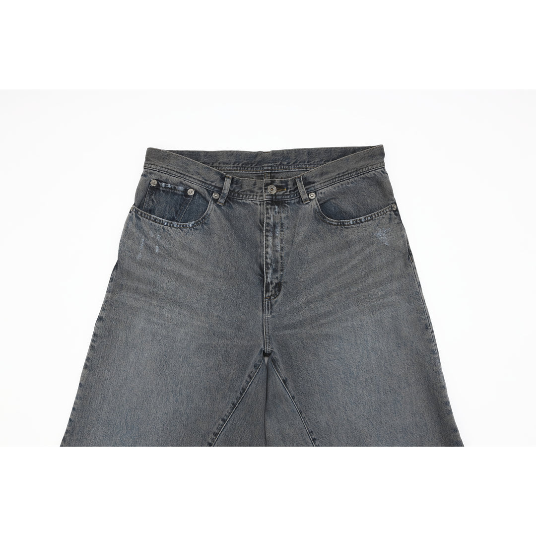BOWLEGGED BUGGY DENIM PANTS image 3