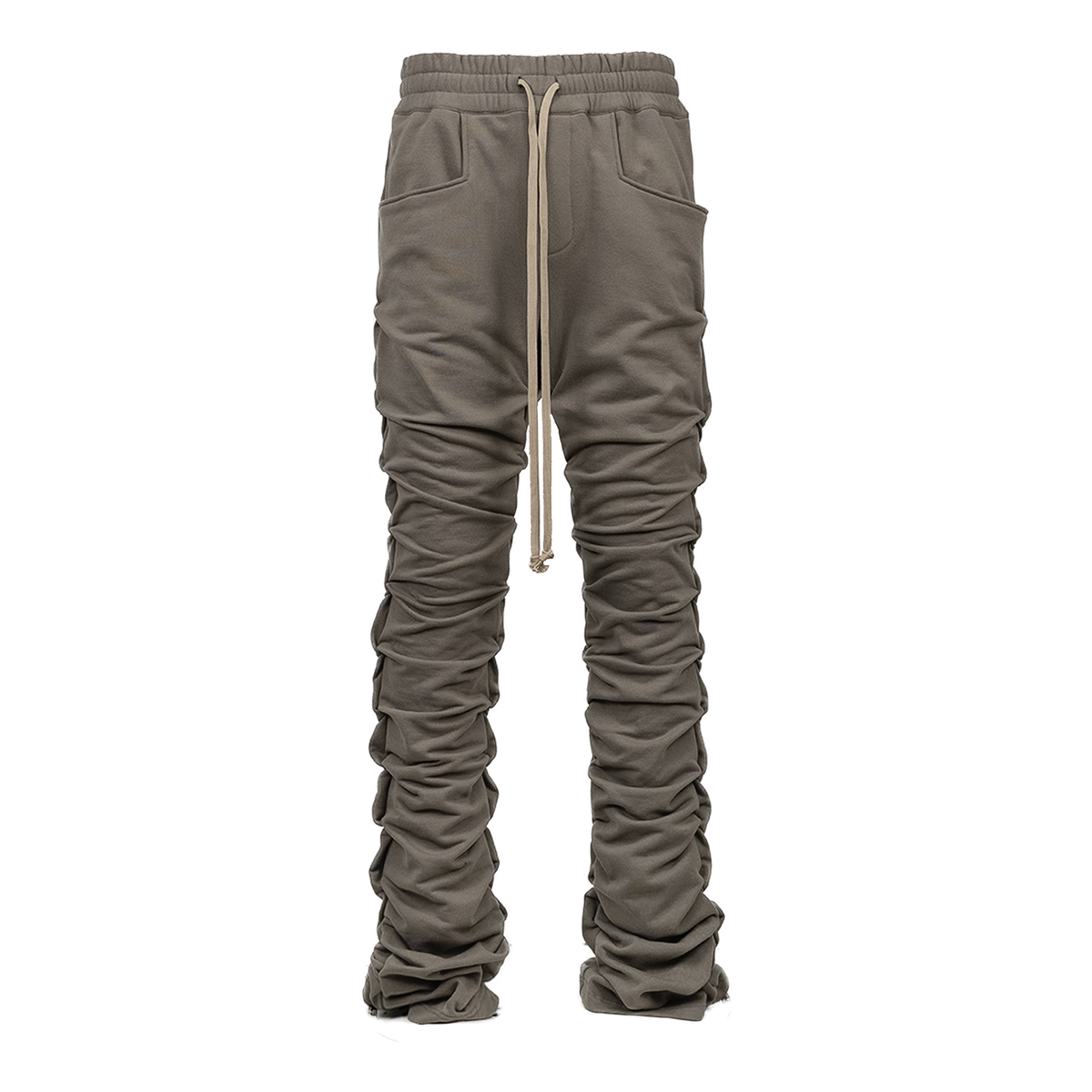 Gathered Flare Pants
