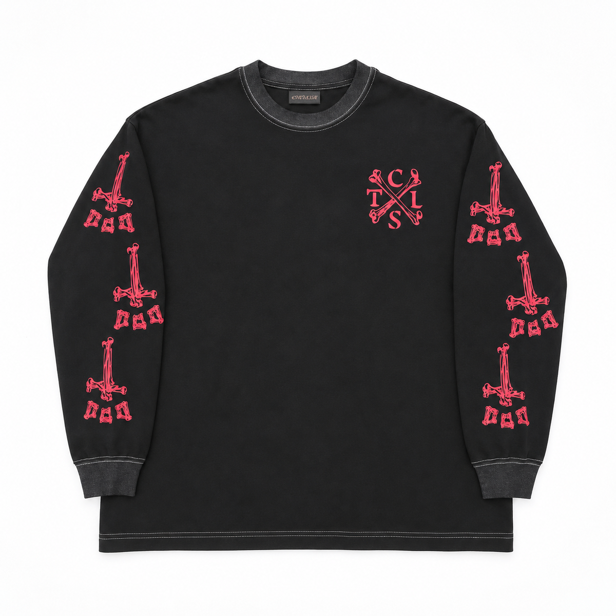 L/S TEE 'BONE CTLS'