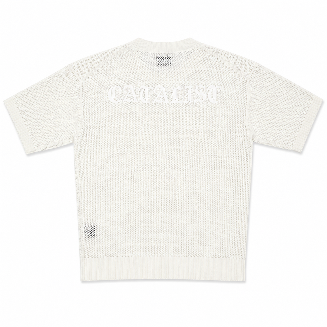 LOGO BASKET KNIT TEE image 4