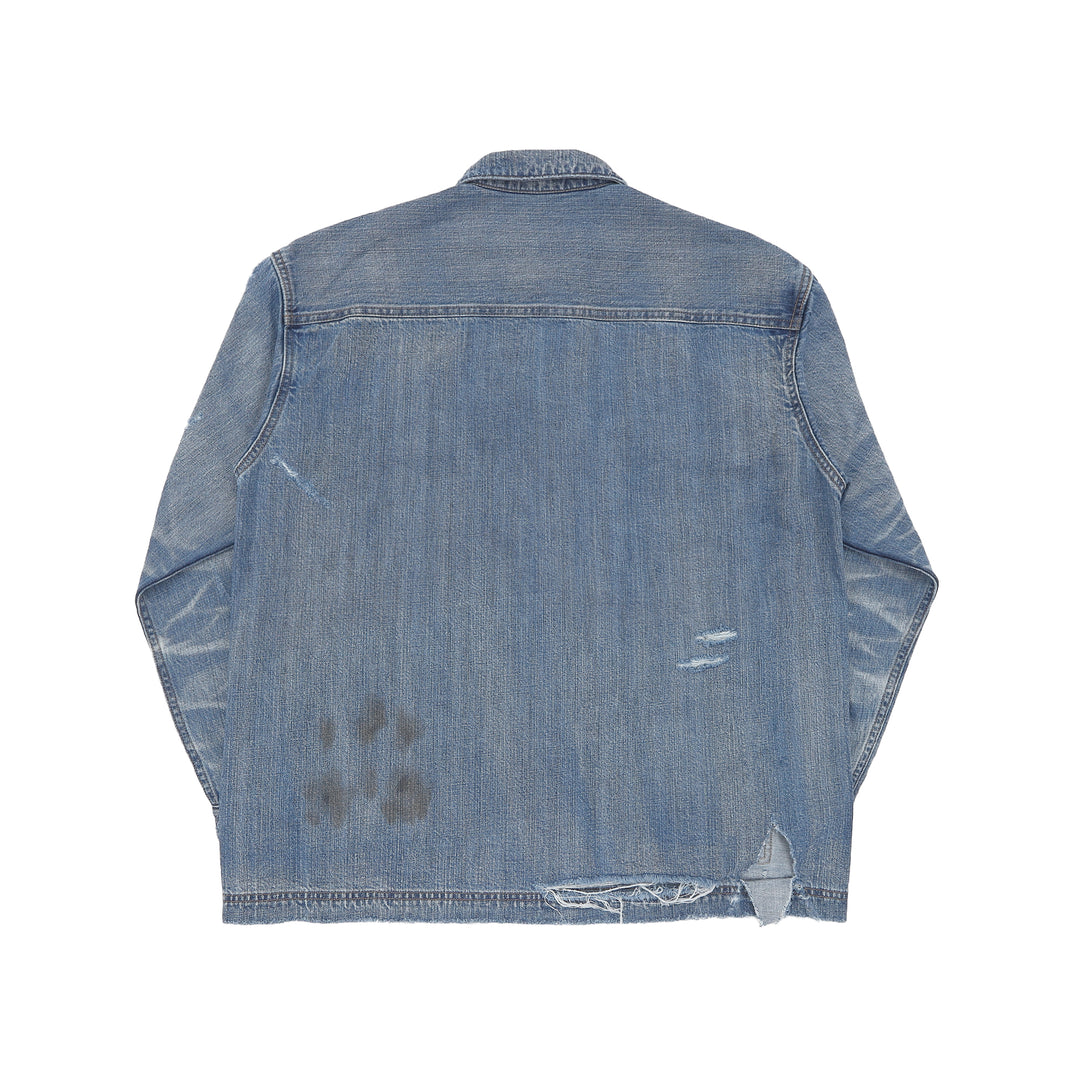 DESTROYED LIGHT DENIM COVER ALL image 2