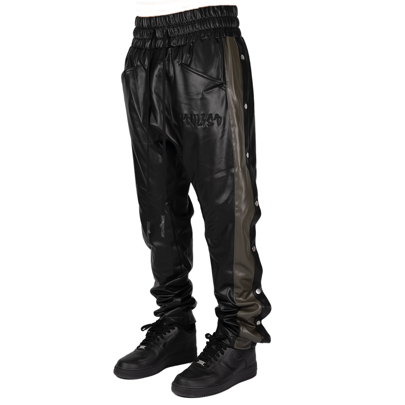 CTLS | Leather Sidesnap Pants