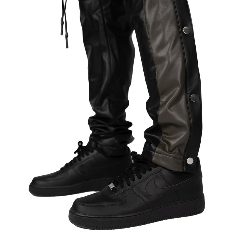 CTLS | Leather Sidesnap Pants