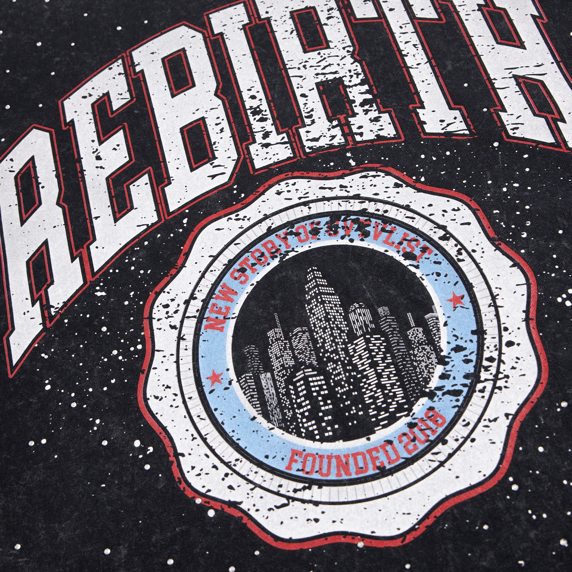 Rebirth College Crystal Tee