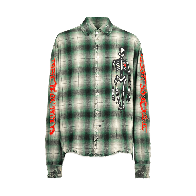 CTLS | Skull Check Shirt