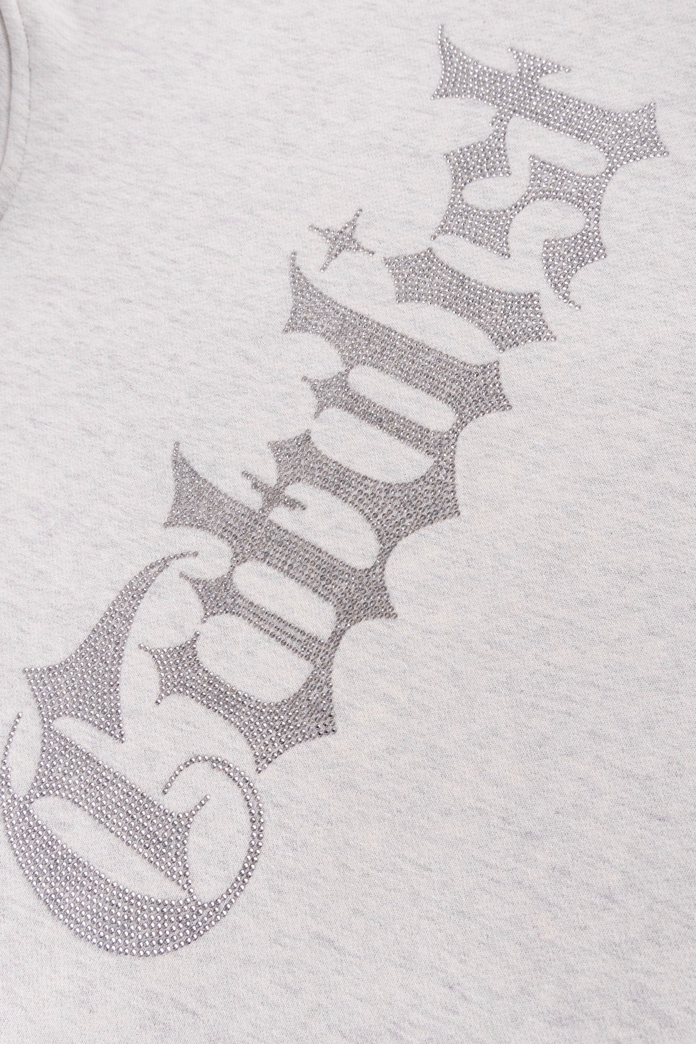 RHINESTONE LOGO HOODIE