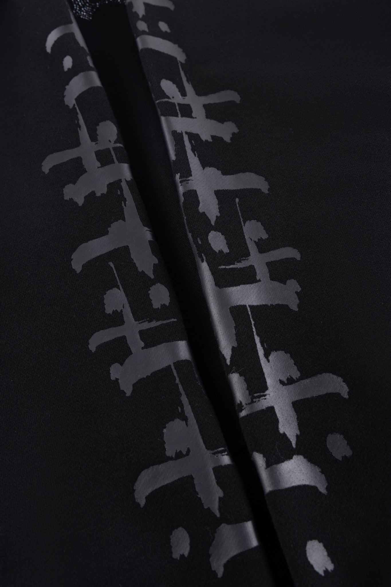 RHINESTONE LOGO HOODIE