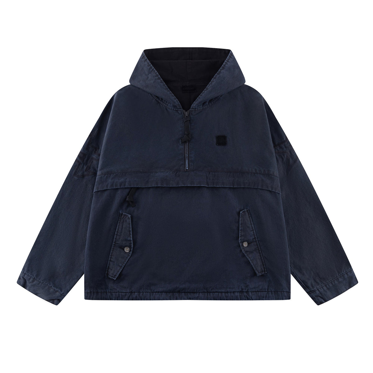 UF LOGO ANORAK HOODIE image 10 - Black front