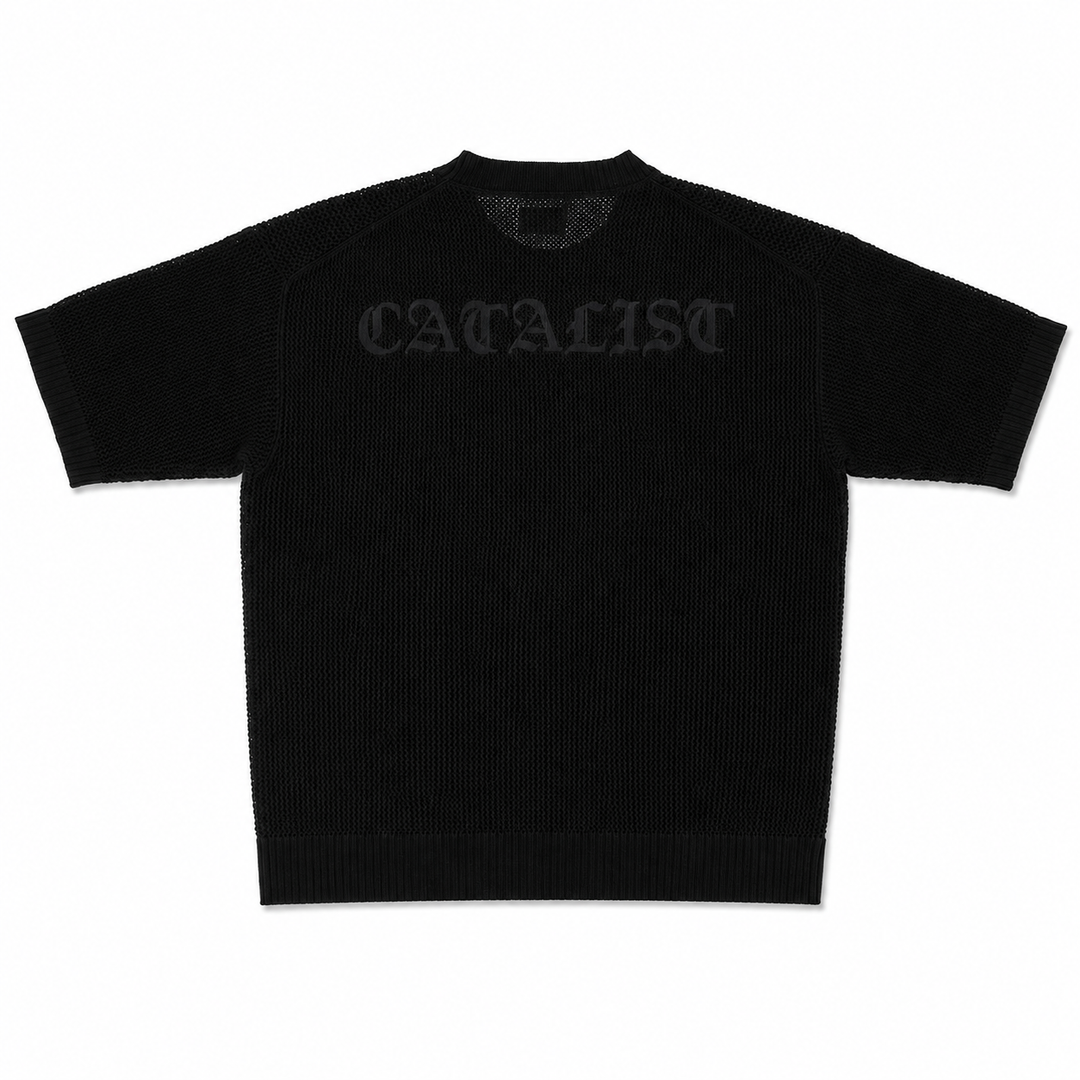 LOGO BASKET KNIT TEE image 1