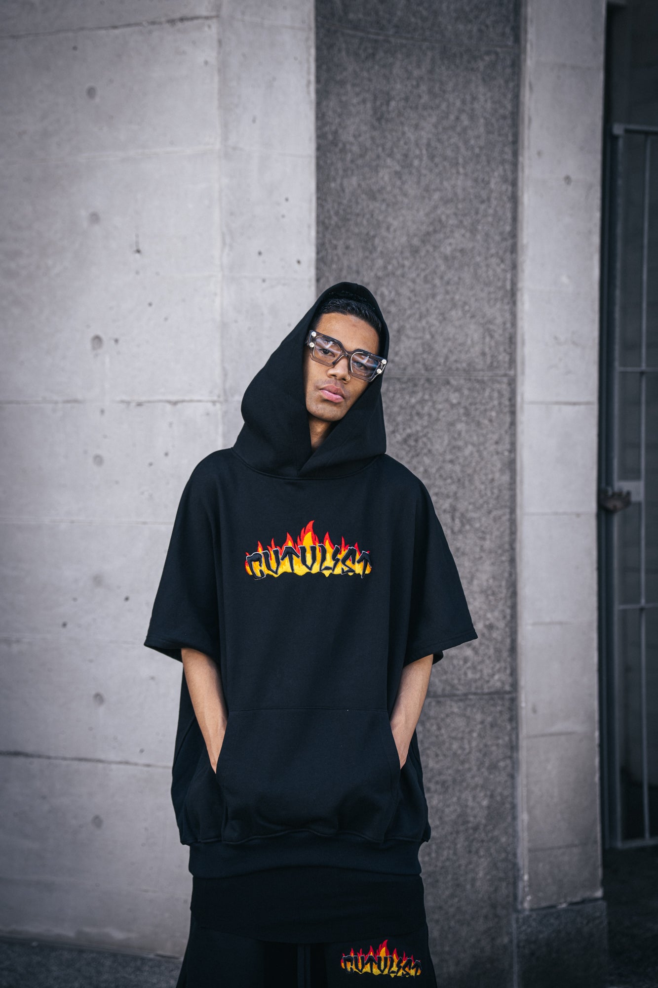 Usual Fire Logo S/S Hoodie