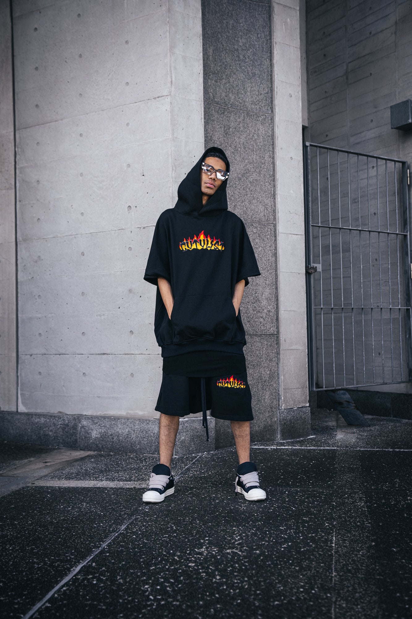 Usual Fire Logo S/S Hoodie