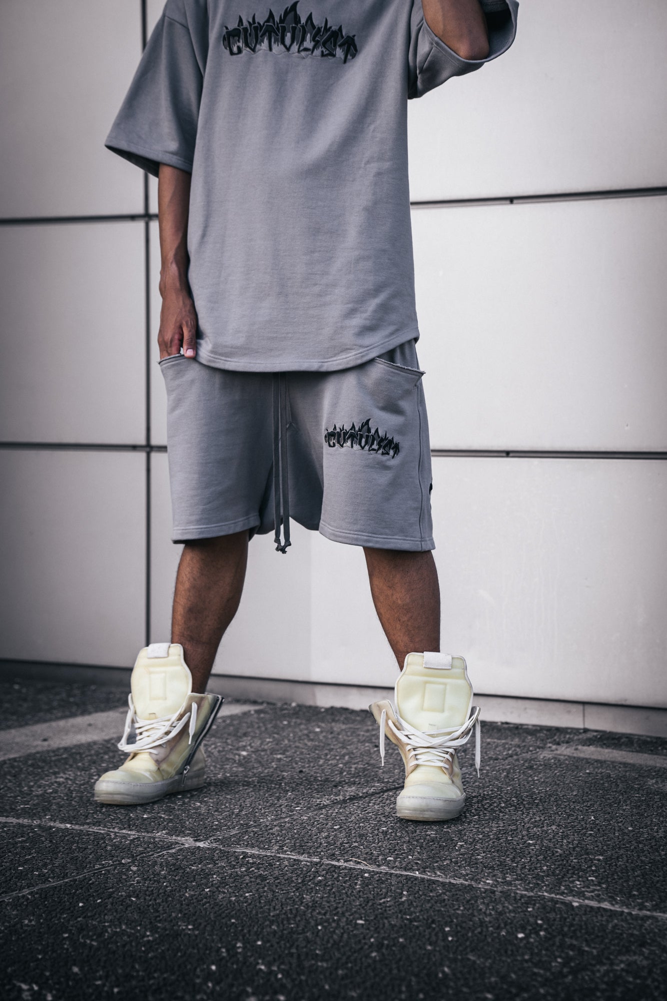 Usual Fire Logo Shorts