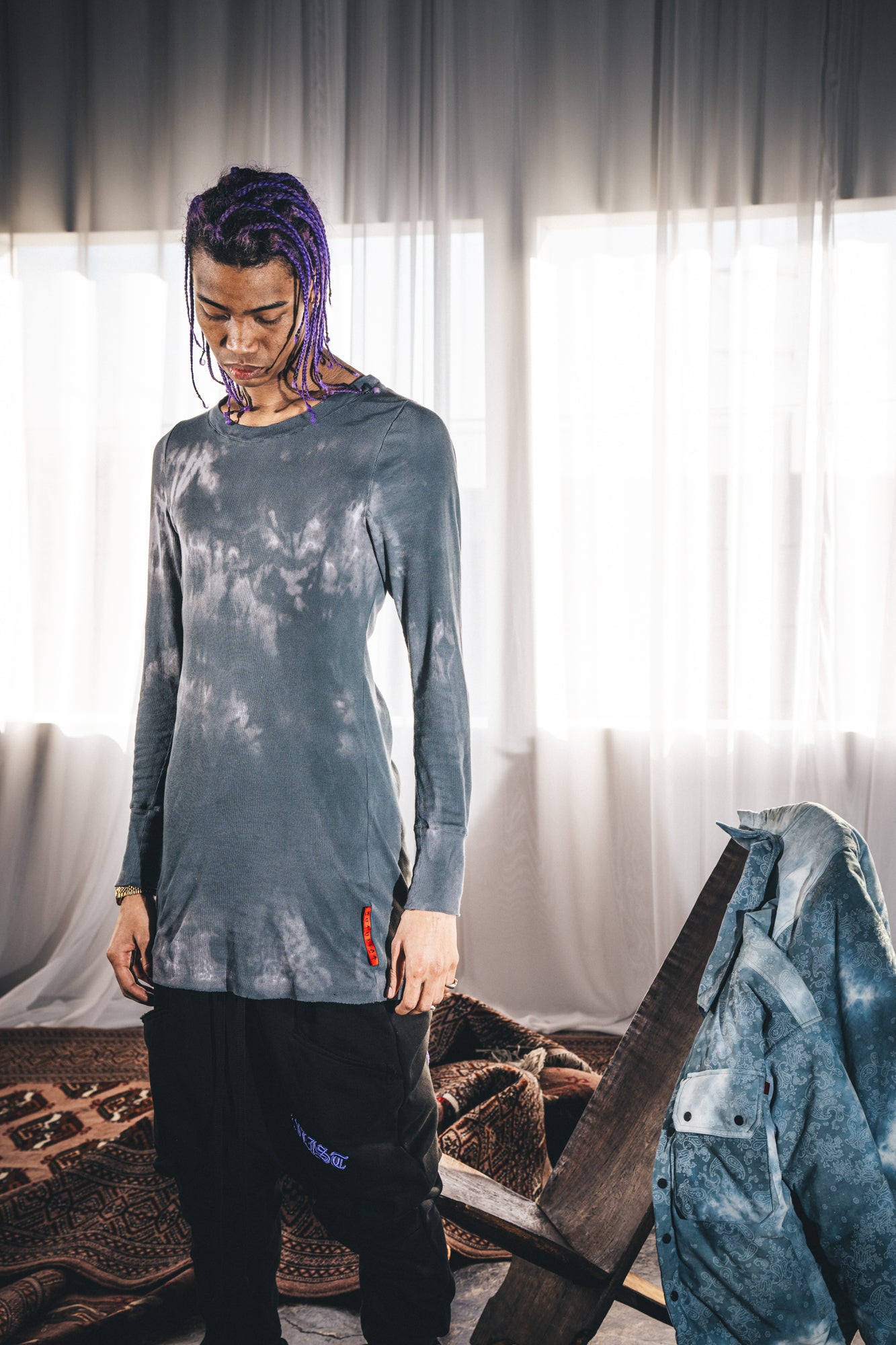 Rib Marble Longsleeve