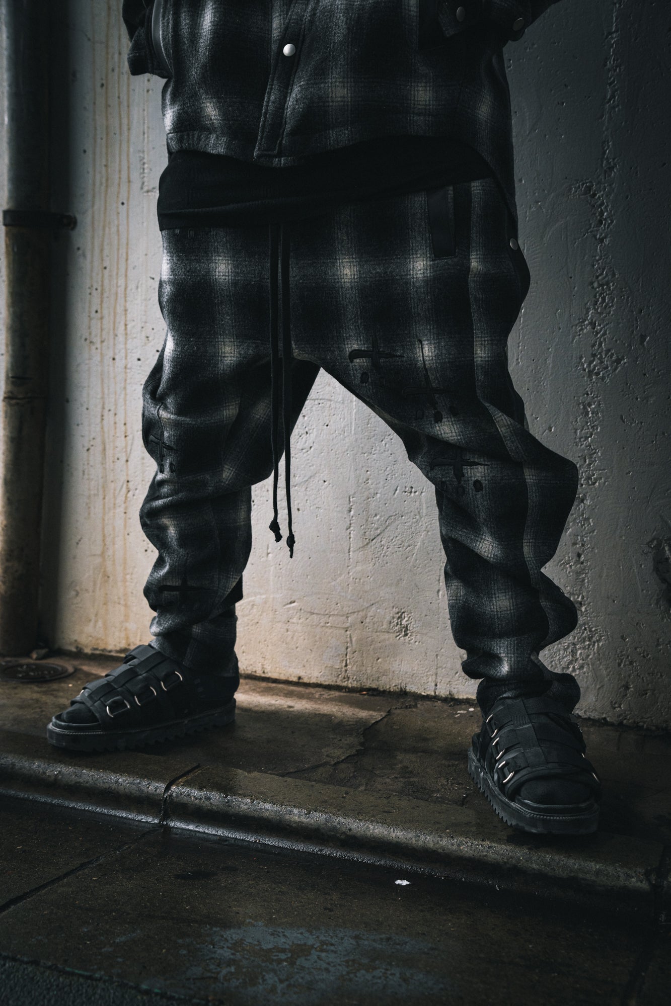 Grunge Sidesnap Pants