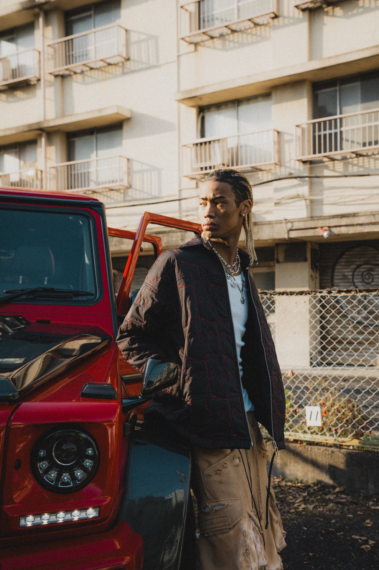 Crosses Quilting Blouson