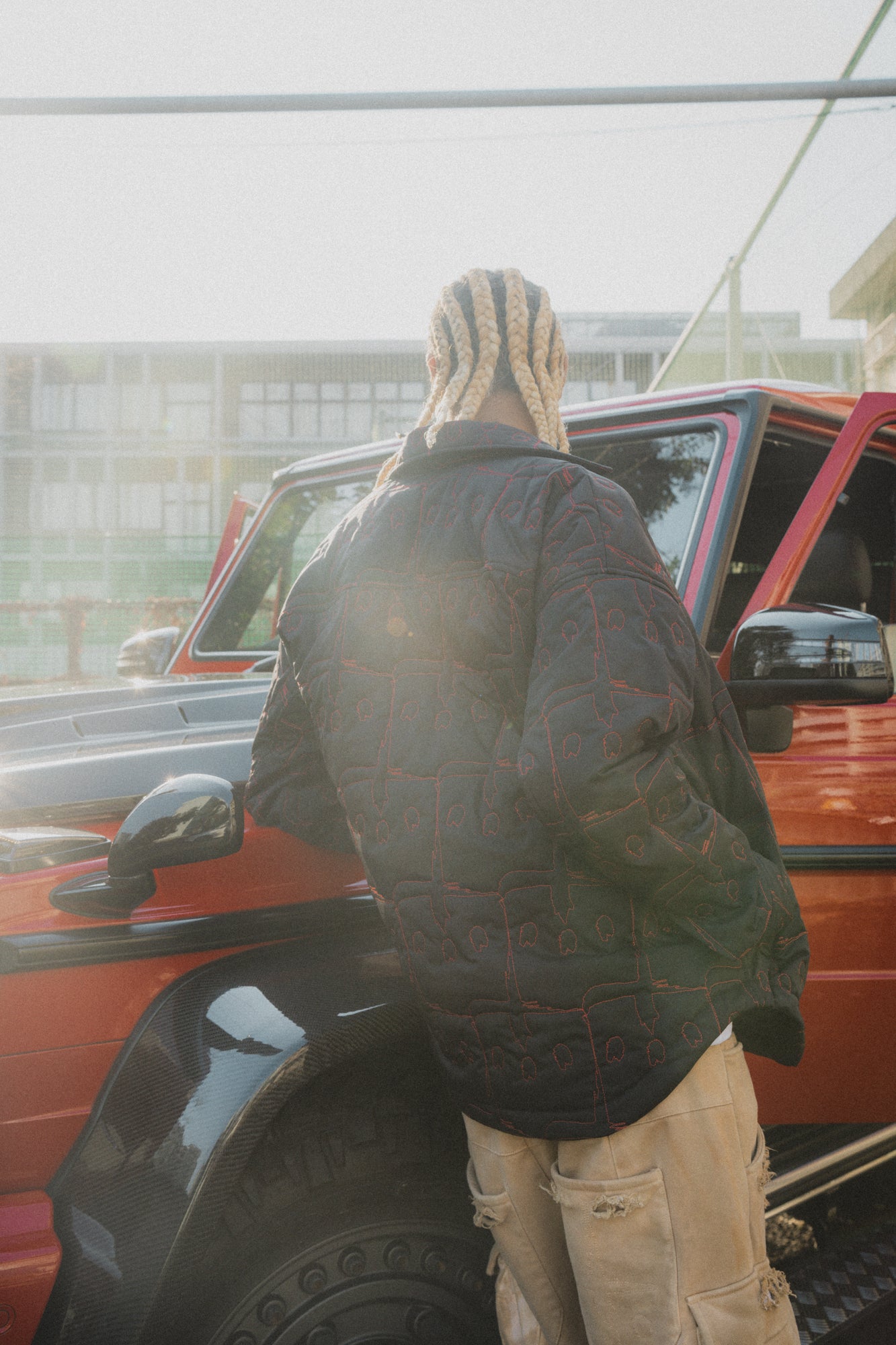 Crosses Quilting Blouson