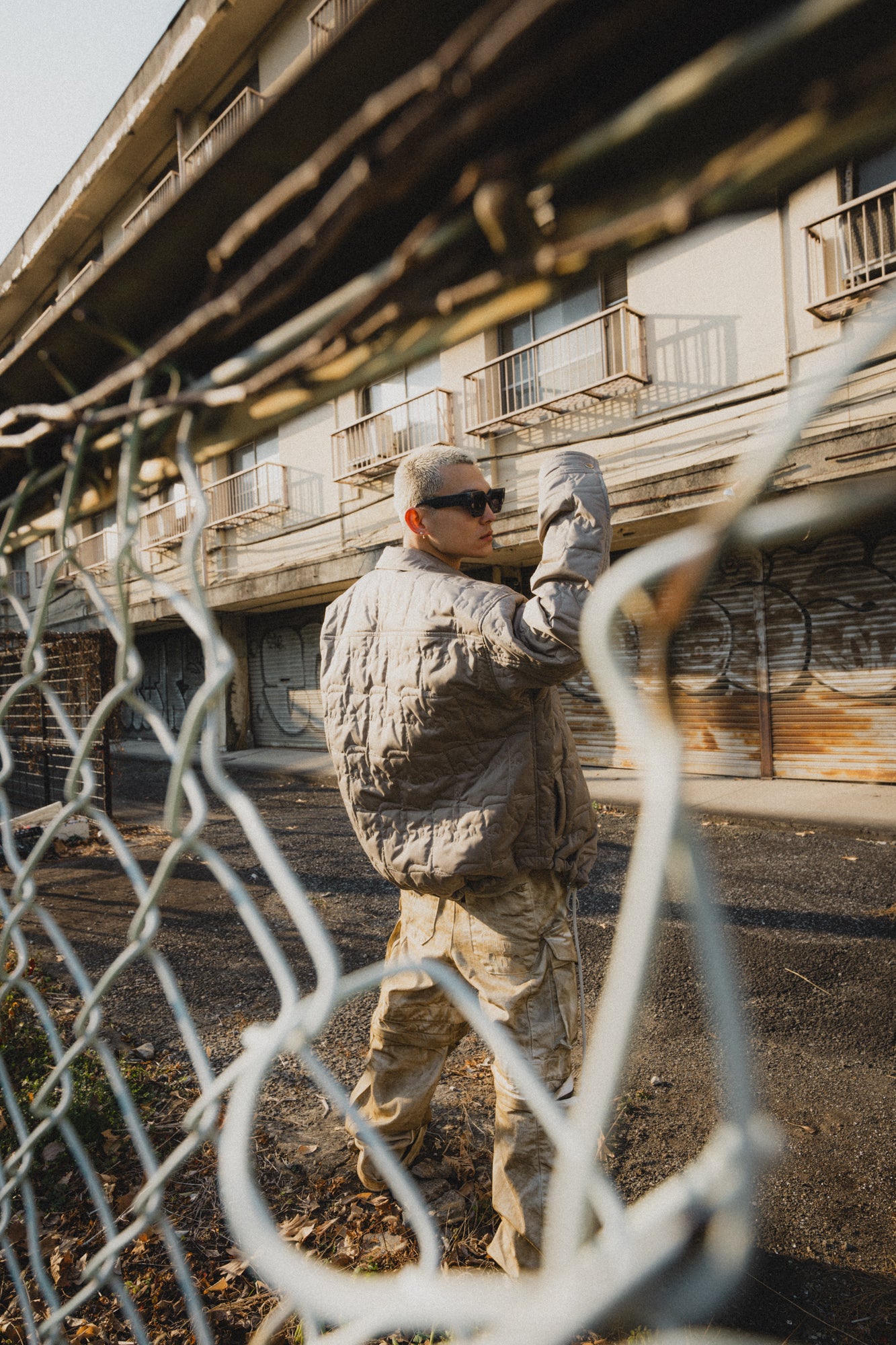 Crosses Quilting Blouson