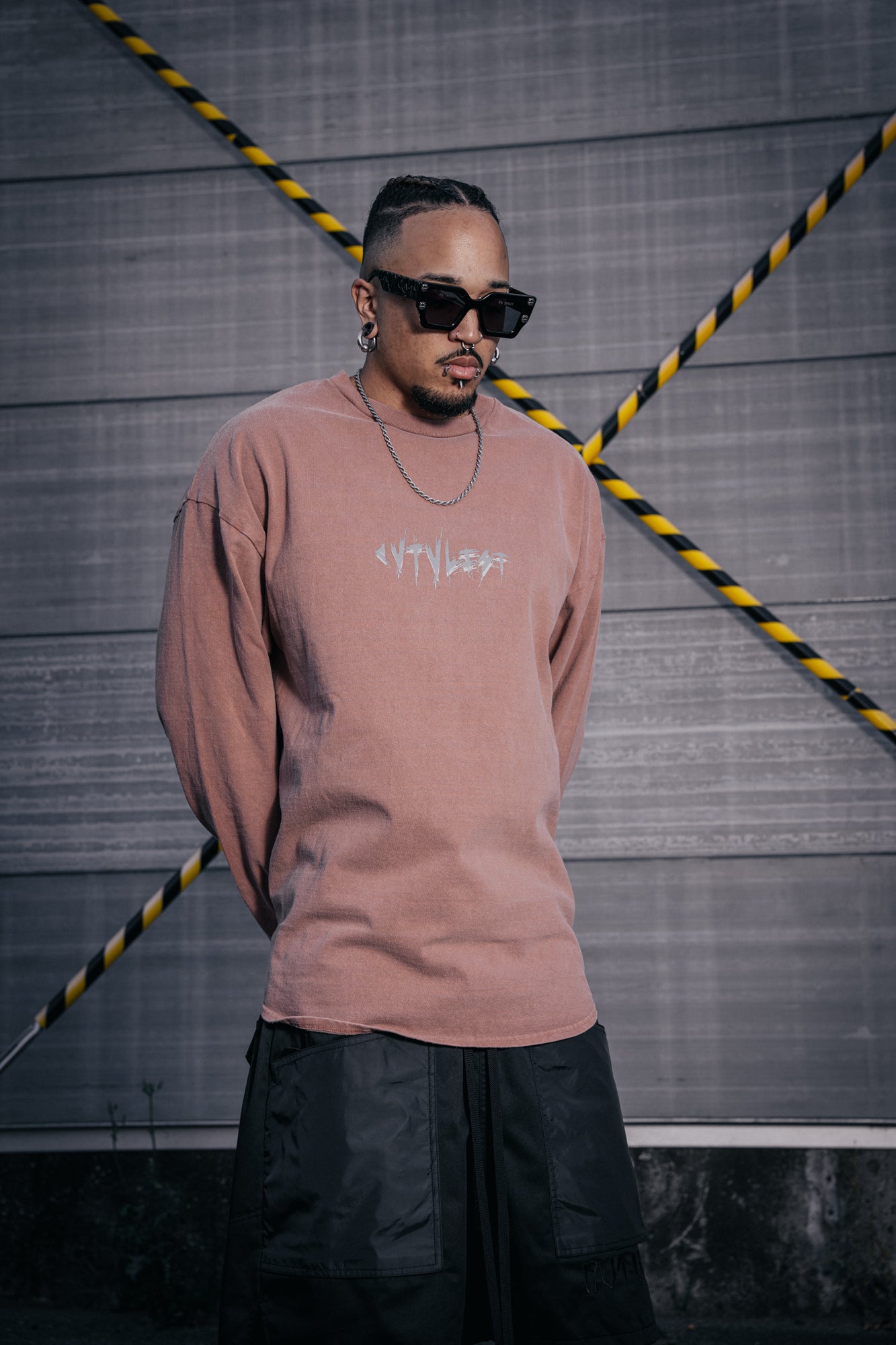 Spiky Graphic Longsleeve Tee