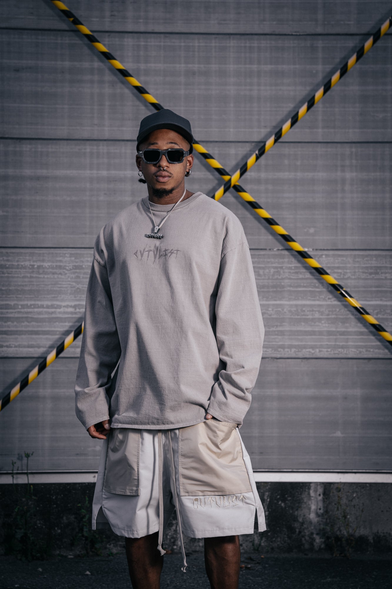 Spiky Graphic Longsleeve Tee