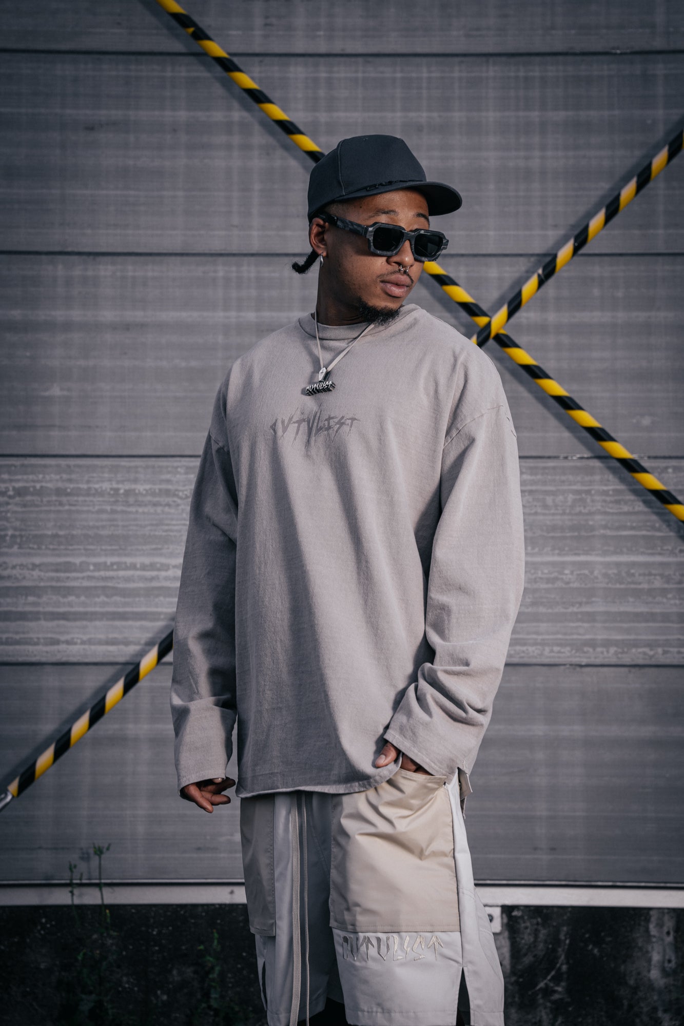 Spiky Graphic Longsleeve Tee