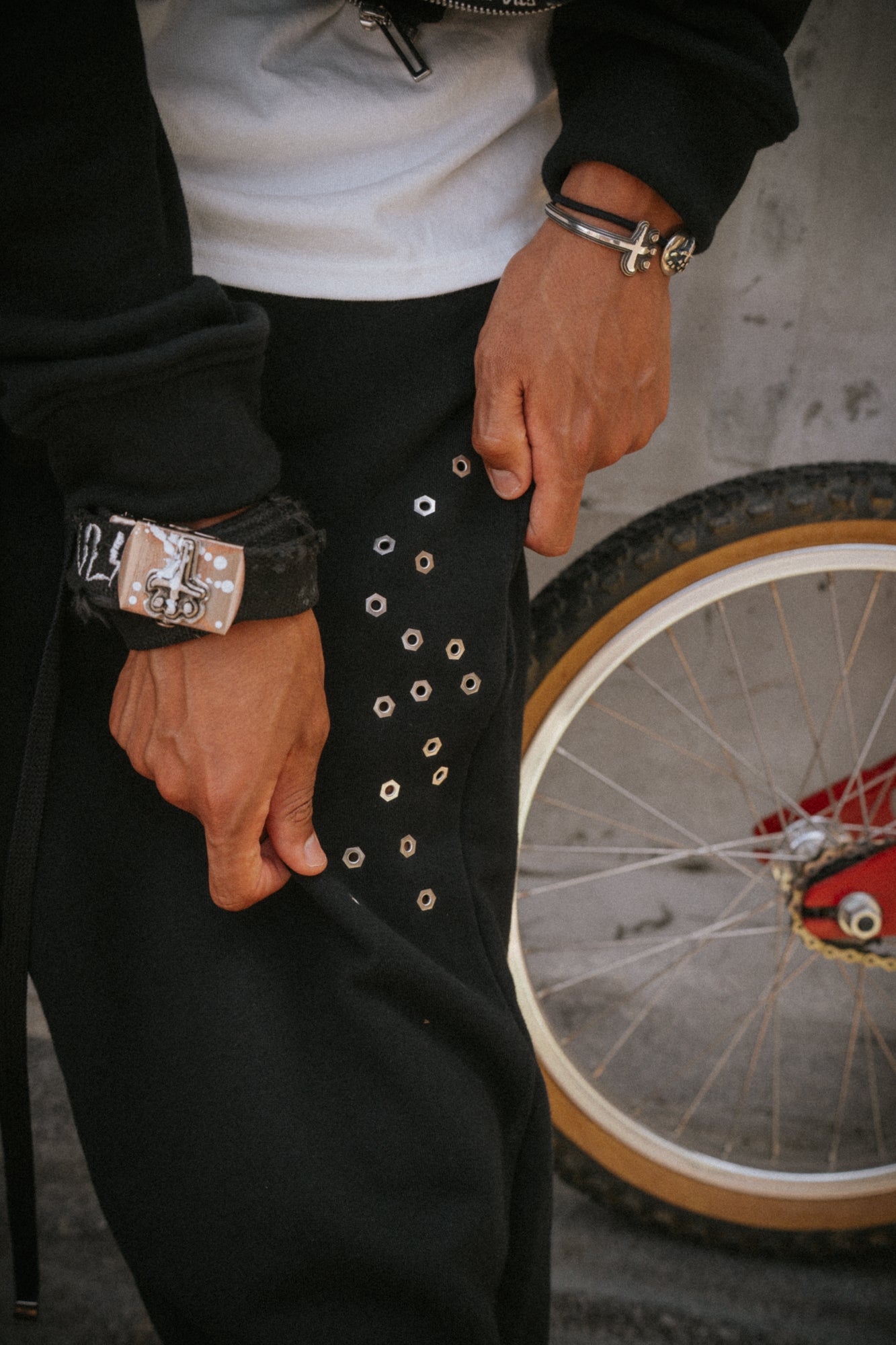 Extra Wide Metal Pants