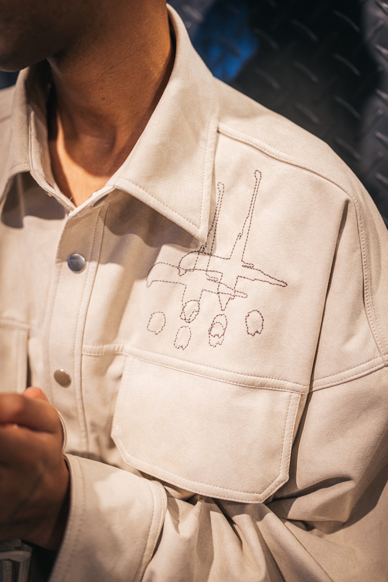 Artificial Suede Shirt