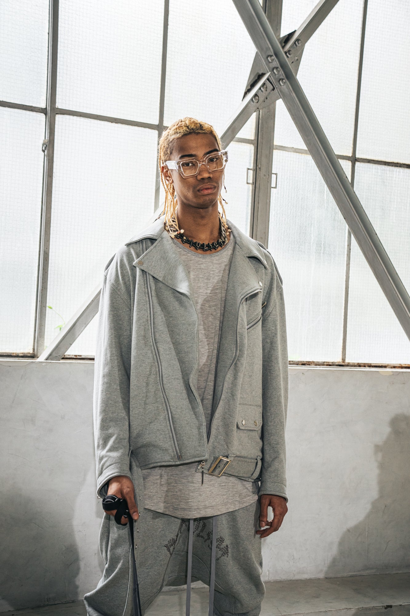 Cut&Sew Riders Jacket