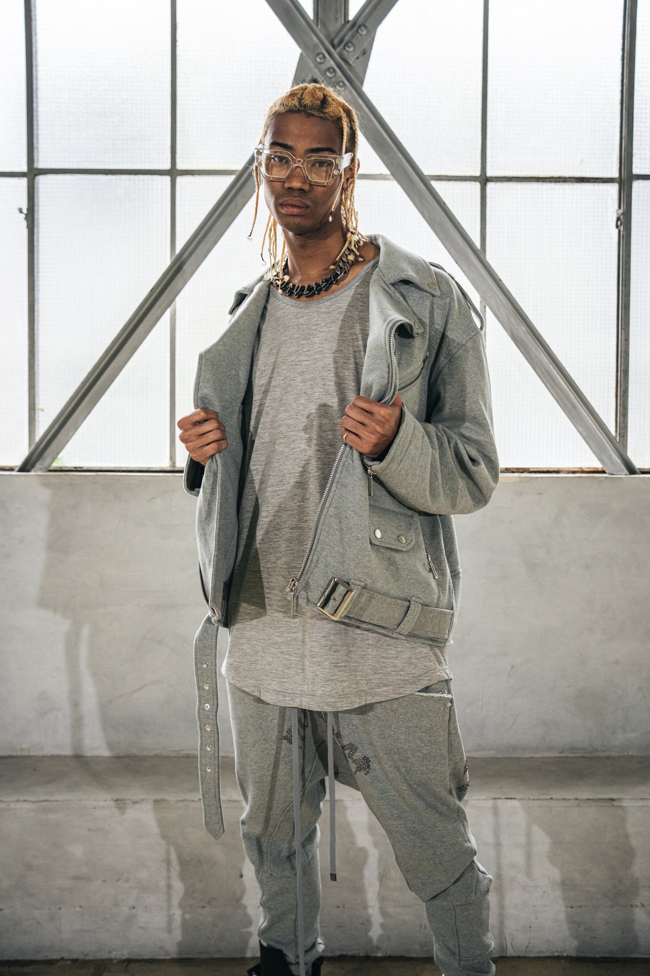 Cut&Sew Riders Jacket