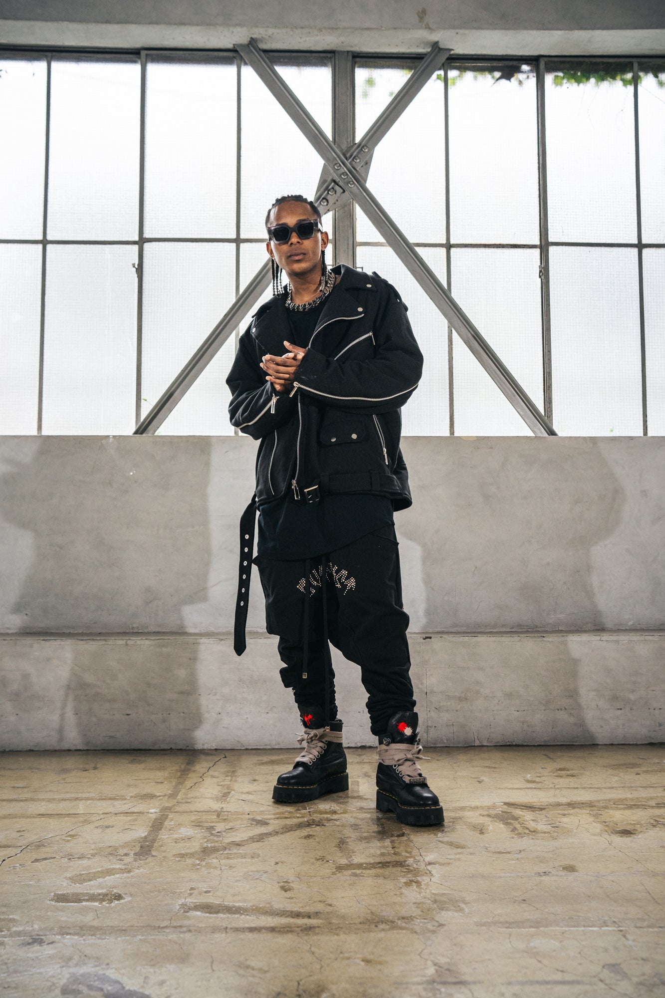 Cut&Sew Riders Jacket