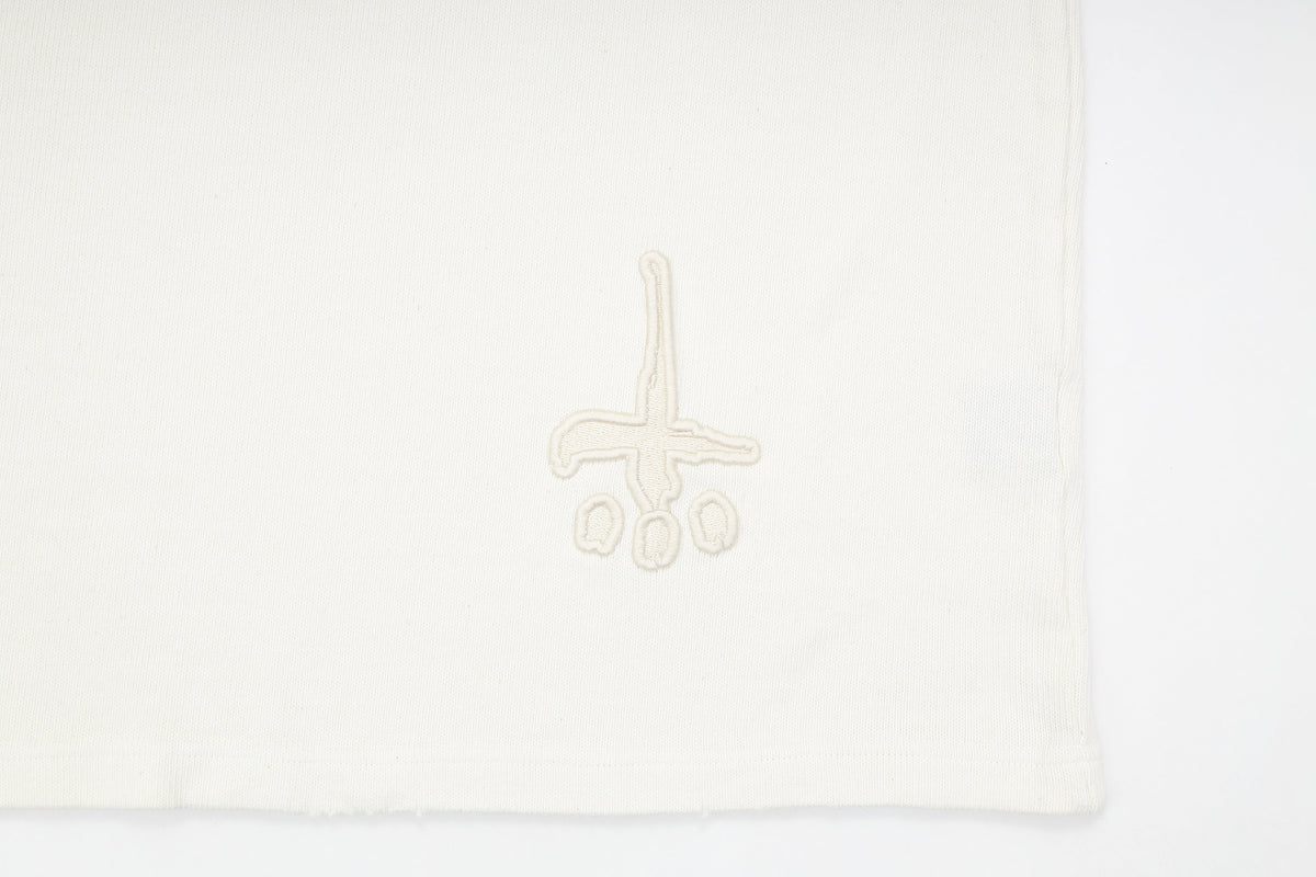 HEAVY L/S TEE w/CROSS EMB.