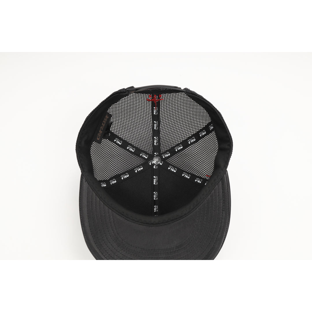 LEATHER SNAPBACK CAP DIAMOND LOGO image 6