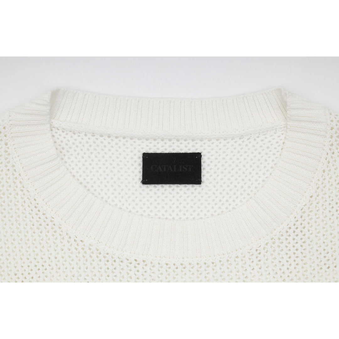 LOGO BASKET KNIT TEE image 5