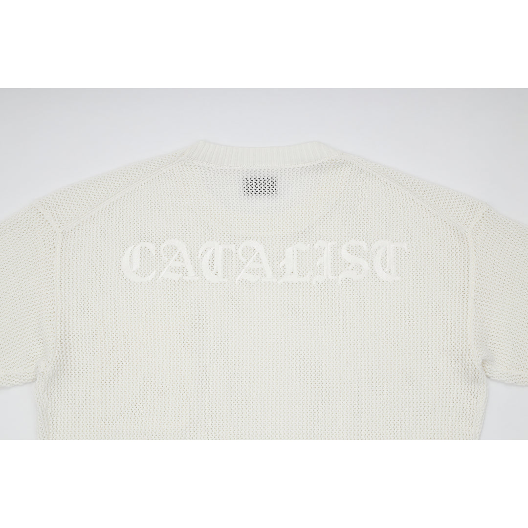 LOGO BASKET KNIT TEE image 6