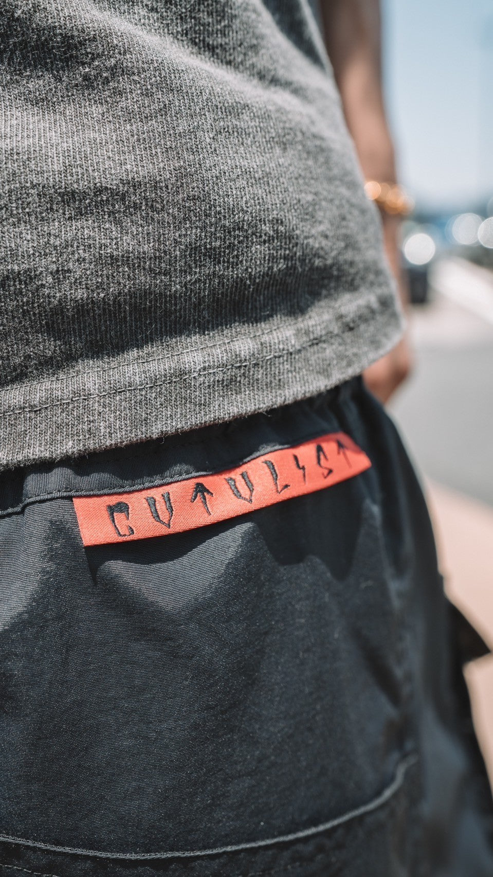 Big Slit Cargo Shorts