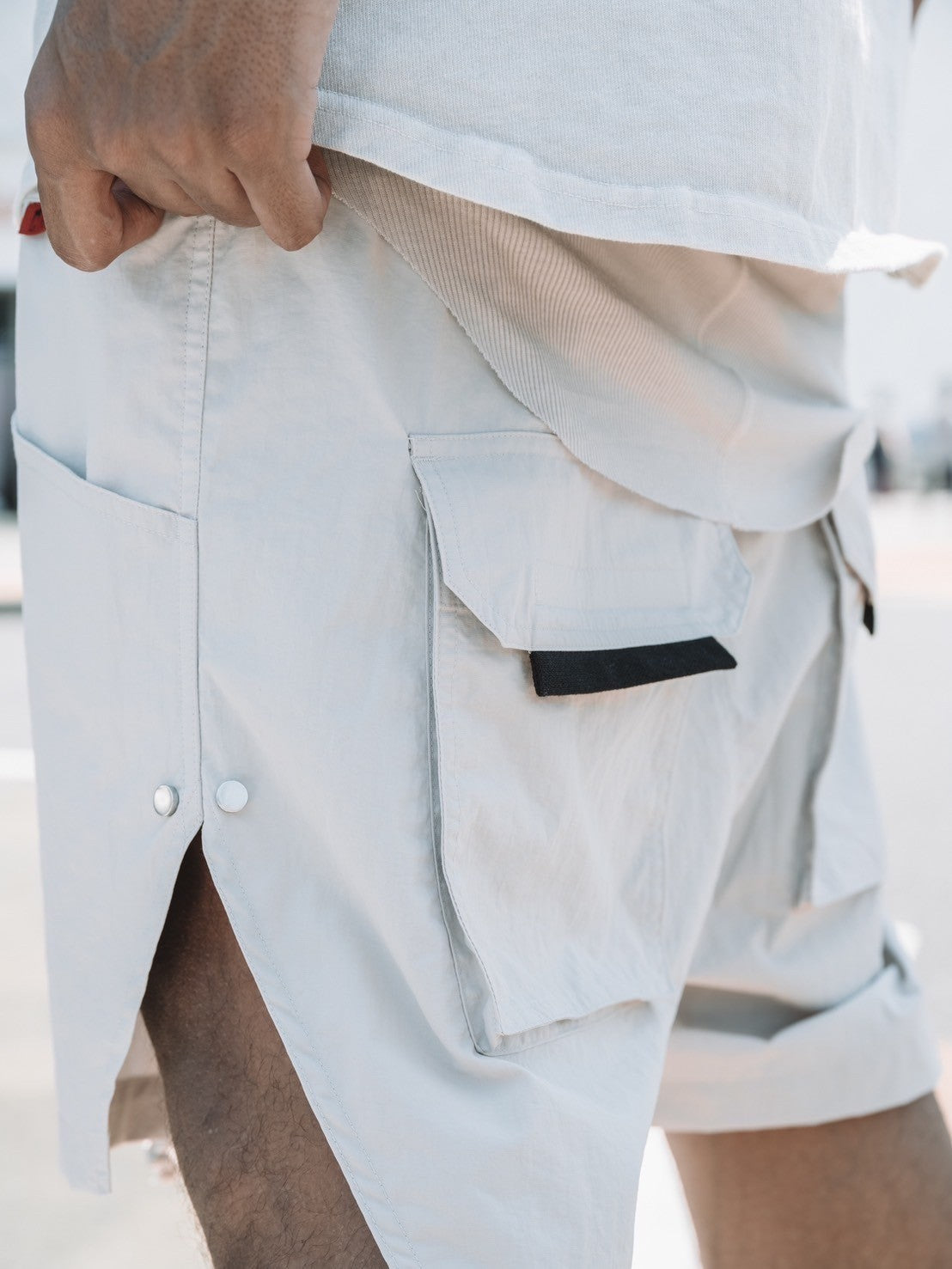 Big Slit Cargo Shorts