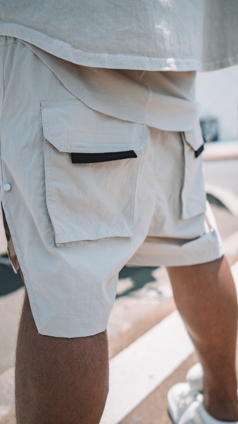 Big Slit Cargo Shorts