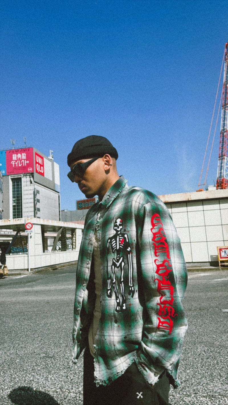 CTLS | Skull Check Shirt