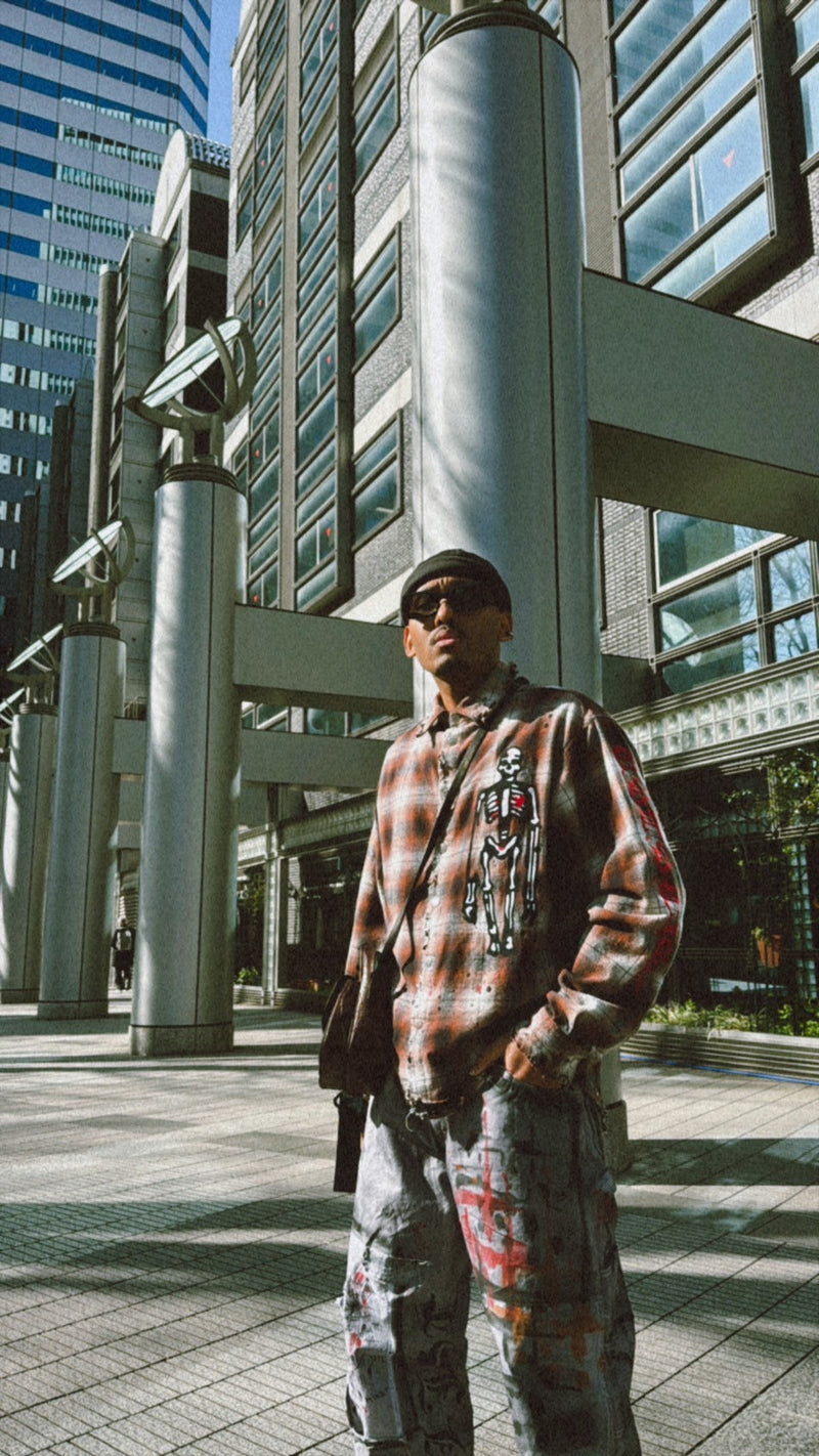 CTLS | Skull Check Shirt