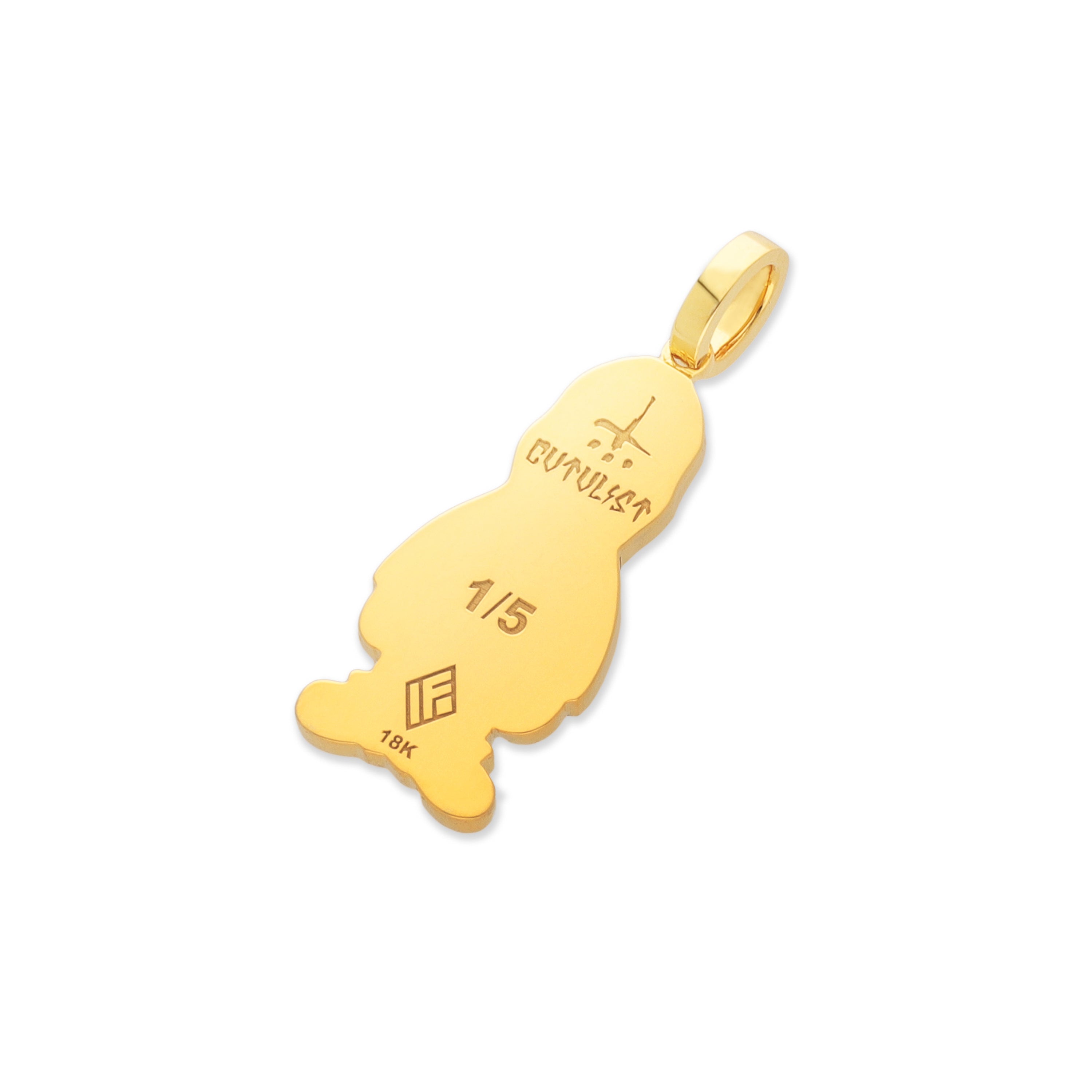 IF&&CO & CTLS 18K GEM NECKLACE RED