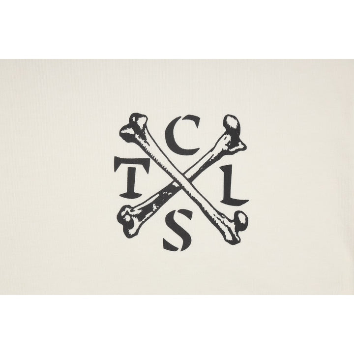CATALIST L/S TEE 'BONE CTLS' IVORY logo detail