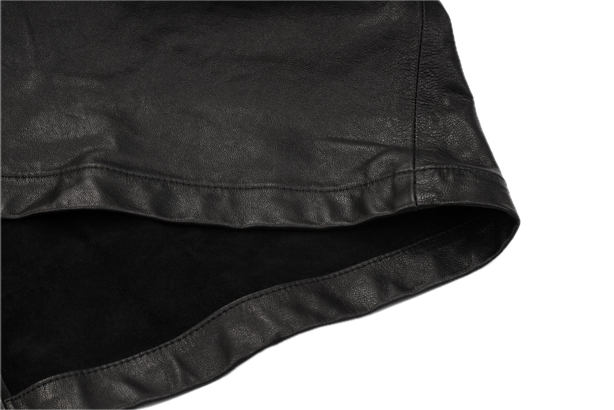 LEATHER WORK JACKET – BLACK – 裾・縫製 (IMG_0090.JPG)