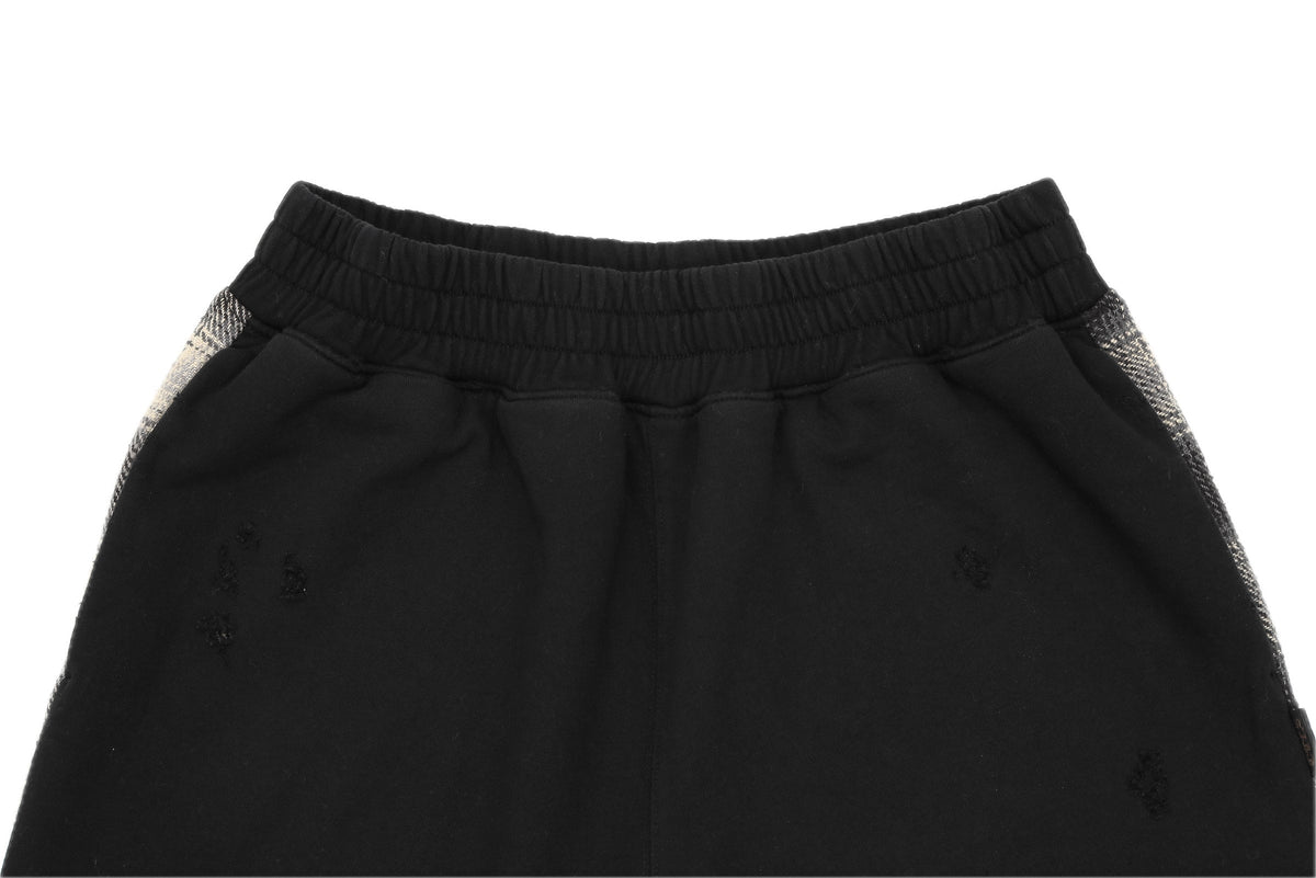 CHECK PYJAMA PANTS – BLACK – ウエスト (IMG_0068.JPG)